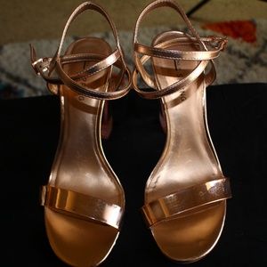 Call It Spring Ocalide Dress Sandals Rose Gold